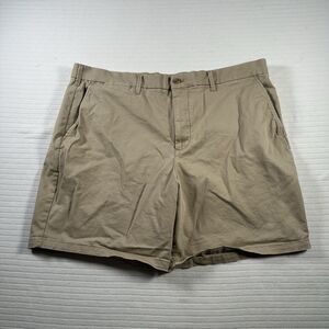 GAP Mens 8 Inch Chino Shorts Size 38 Khaki Tan Casual Flat Front￼